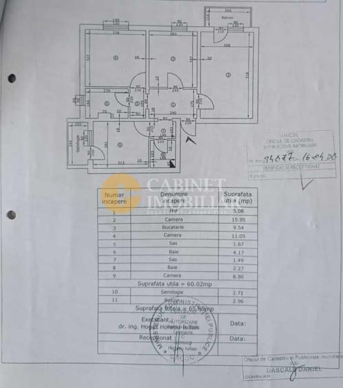 3 camere, decomandat, et. 2/4,  Gradinari,  bloc'80! - 10