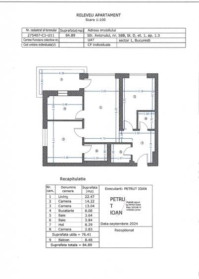 Apartament nou  mobilat, liber, parcare subterana,  TVA zero -City Point - 20