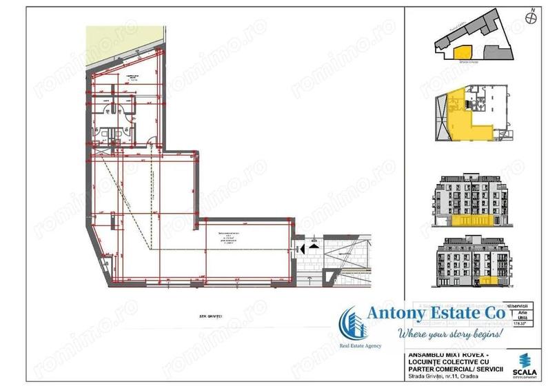 Spatii comerciale in ansamblul Scala Cetate - Oradea - 1