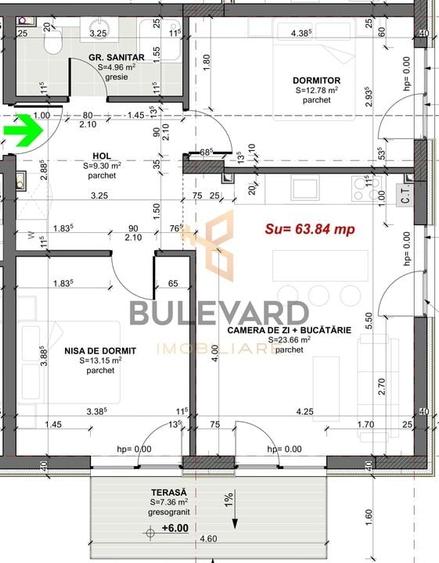 Comision 0. Apartament 3 camere, bloc nou in Apahida! - 4