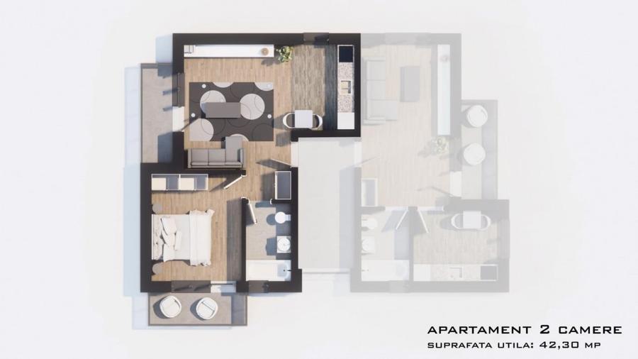 COMISION 0%! 1 CAMERA DECOMANDAT BLOC NOU PACURARI-REDIU - 12