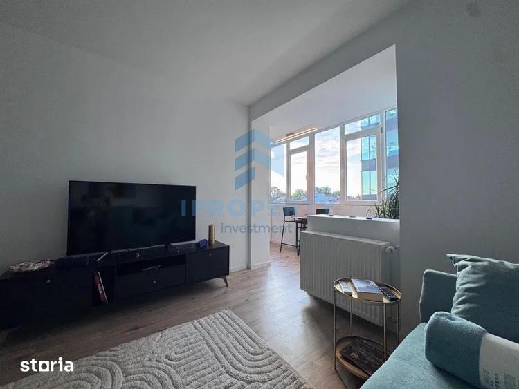 Apartament cu 2 camere, mobilat în Tei