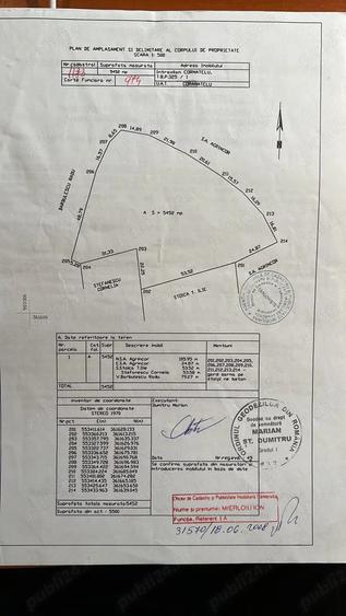 Teren de 5452 mp, în Cornățelu