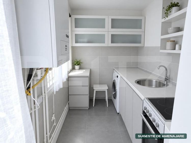 Apartament cu 2 camere semidecomandat, mobilat în Podul de Piatră