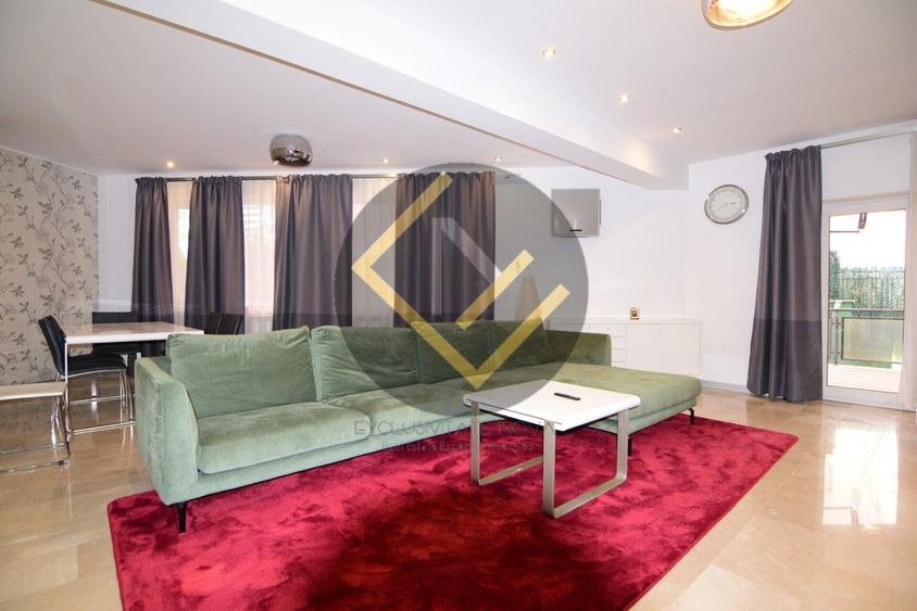 Apartament cu 3 camere decomandat, mobilat în Herăstrău