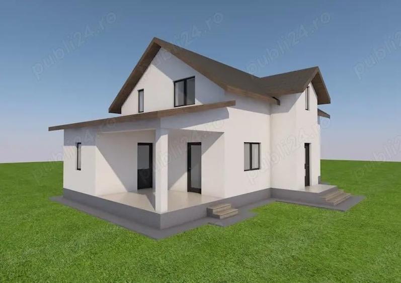 Proprietar vand casa noua P+M in Margineni langa Politie - 1