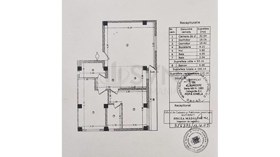 REA1019916 Apartament 3 camere Stefan Cel Mare complet mobilat - 14