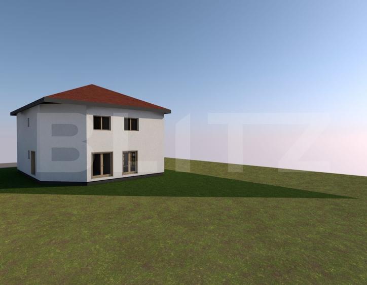 Dupex de vanzare, 120 mp utili, 150 mp de teren, zona Fagului - 2