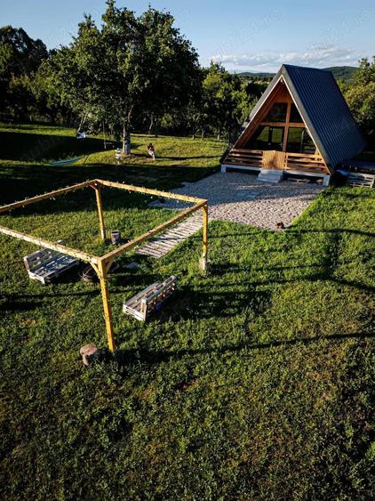 Casa A-Frame, de locuit sau afacere la cheie, teren 7000 mp, 3 stele autorizata - 4
