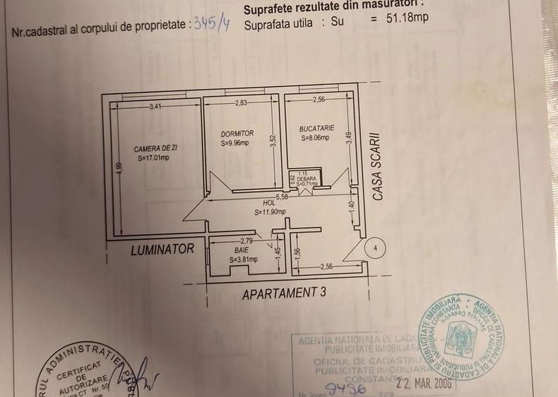 Apartament 2 camere decomandat, Medgidia - 1