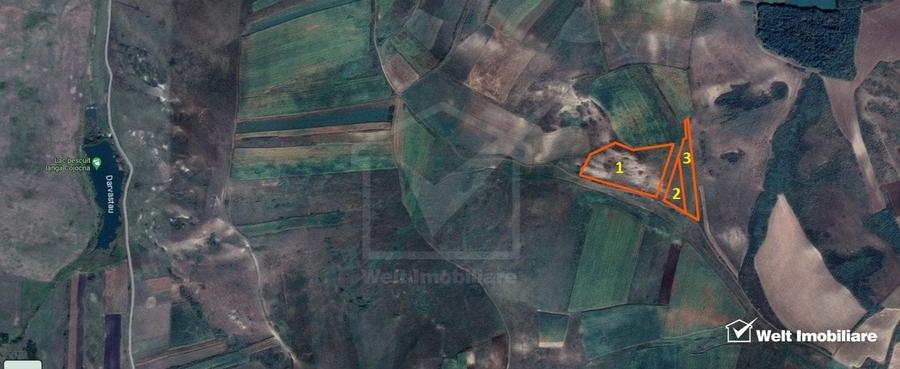 Cojocna, teren extravilan, 10.2 ha - 9 parcele - arabil, faneata - 3