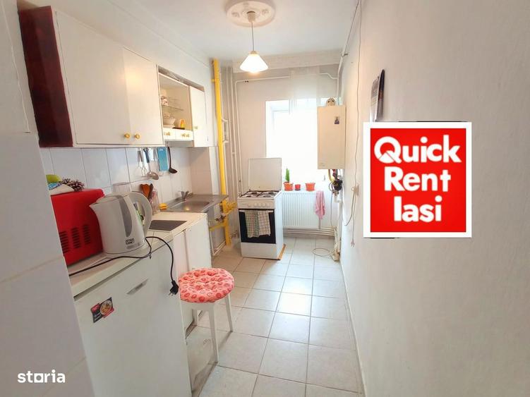 Pacurari Petrom Apartament 1Camera Cu Central Si Balcon De Inchiriat - 4