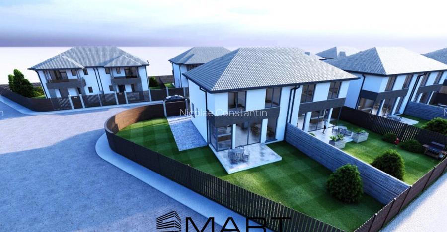 Teren intravilan 5000mp cu PUZ si proiect case 13 unitati Se