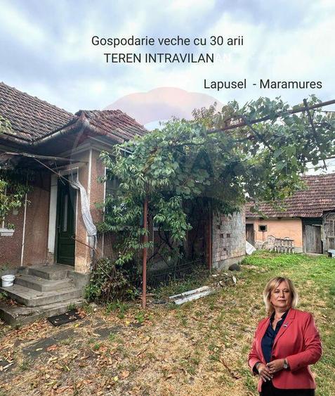 30 arii TEREN INTRAVILAN cu o GOSPODARIE veche - 2