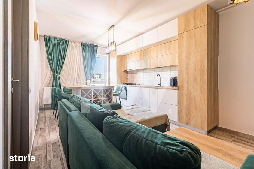 Apartament cu 2 camere semidecomandat, mobilat în Tractorul — fotografia 1