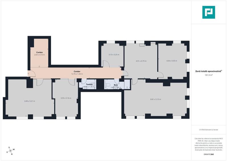 Birou, de 182 mp, în Ultracentral