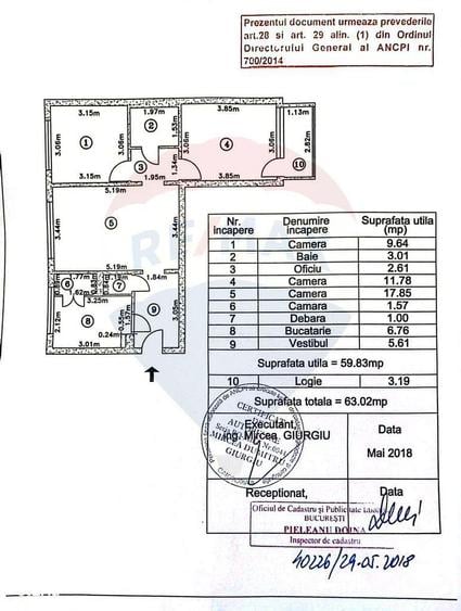 Apartament cu 3 camere semidecomandat, mobilat în Dristor
