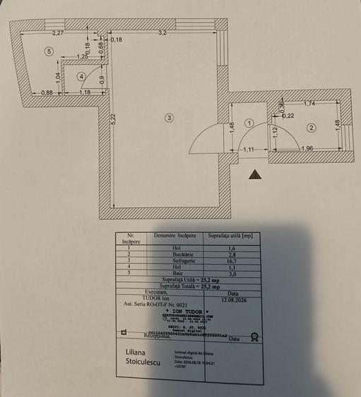 Garsonieră semidecomandată în Ultracentral