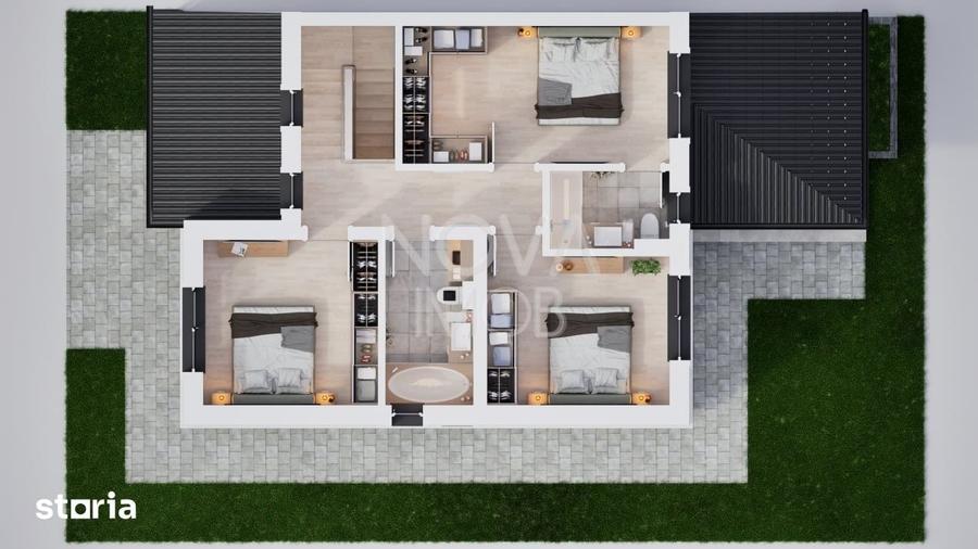 Casa tip duplex 5 camere, 215 mp gradina - Sura Mica - 6