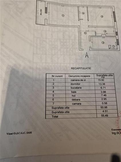 Apartament cu 2 camere decomandat în Gară