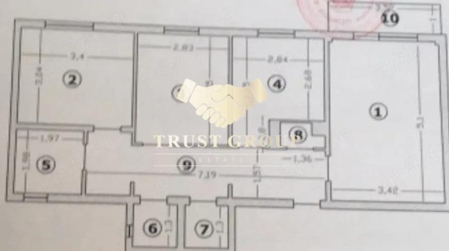 Apartament cu 3 camere decomandat, mobilat în Gorjului
