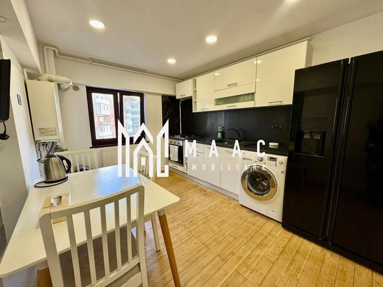 Apartament cu 3 camere nedecomandat, mobilat în Central