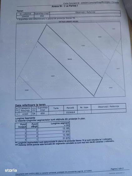 Teren de 650 mp, în Central