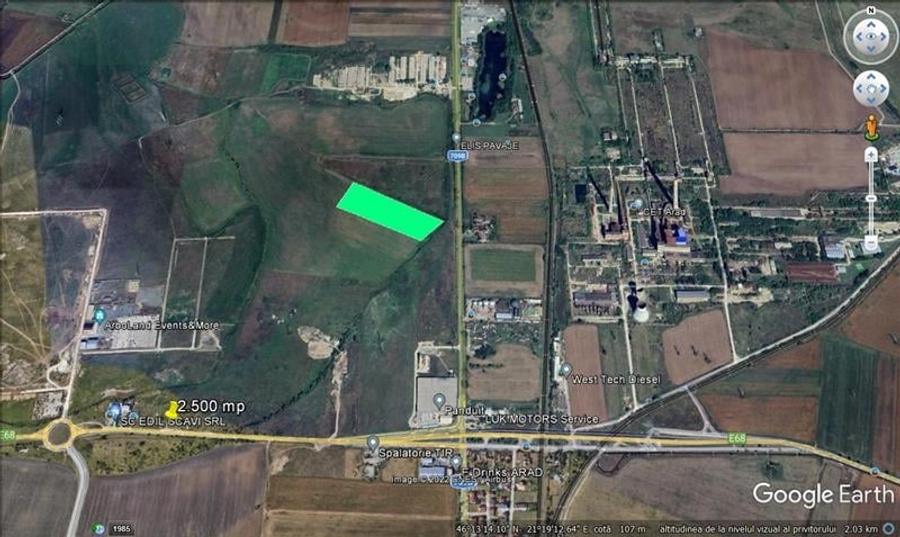 Teren agricol intravilan de 10000 mp, în Exterior Nord