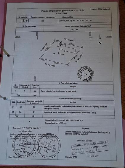 Casă cu 2 camere cu Teren 508 Mp în Periferie