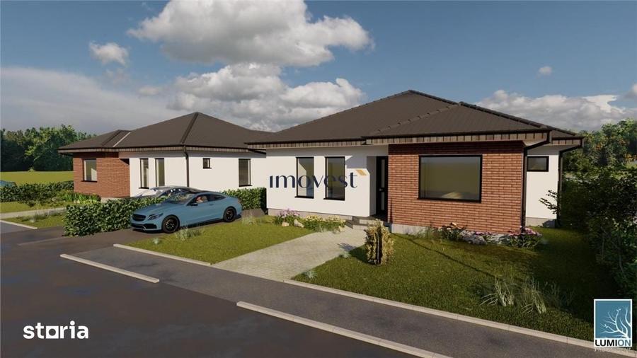 Casa Noua Semifinisata de Vanzare | 3 Dormitoare | 500 mp teren | Peti - 1