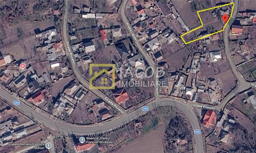 Teren de 1541 mp, în Buhoci
