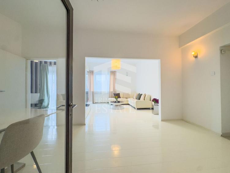 Apartament cu 3 camere decomandat, mobilat în Universitate