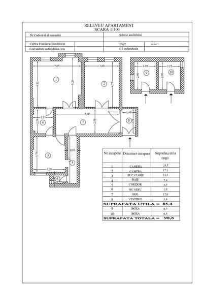Inchiriere apartament 3 camere 99mp in vila Cotroceni Gradina Botanica metrou - 13