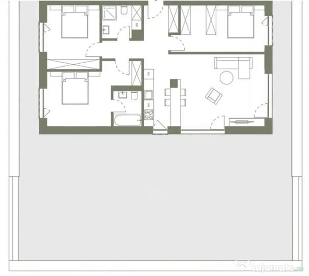Apartament 4 camere 94,9 si terasa 133.2 in Hexagon - Cluj-Napoca (Cluj) - 2