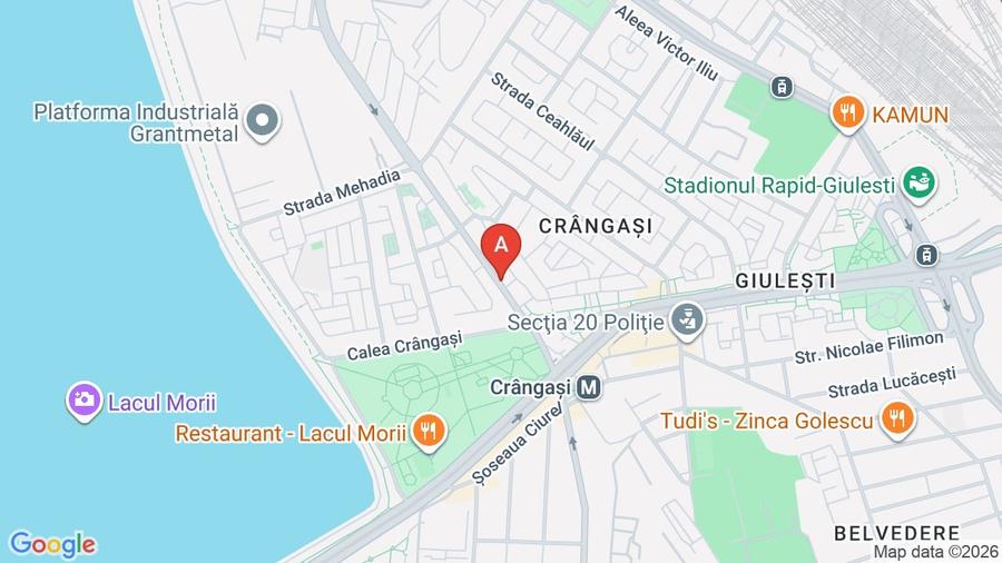 Apartament cu 3 camere semidecomandat în Crângași