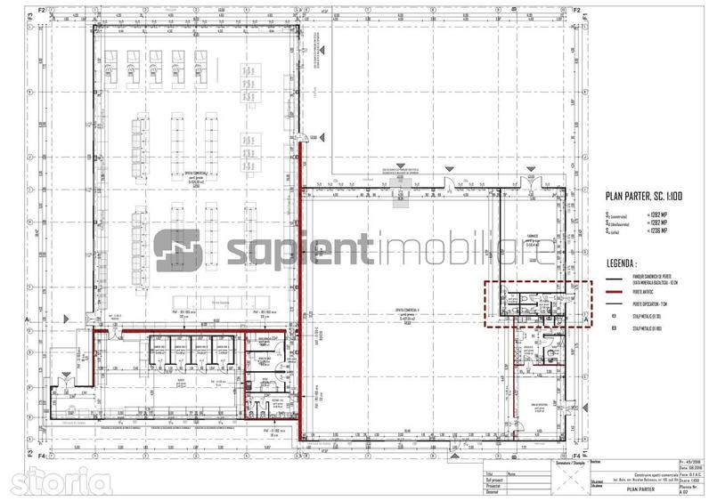 Spațiu comercial, de 1,236 mp, în Central