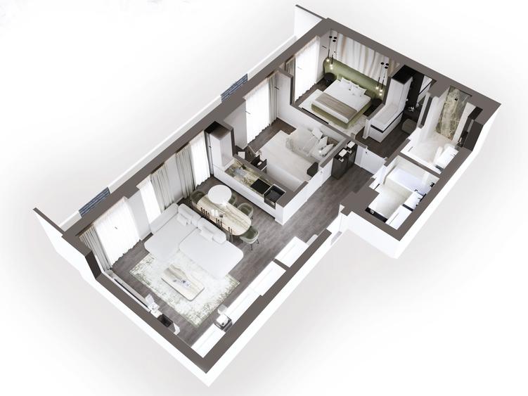 Ofertă Specială | Apartament 3 Camere + 2 Parcări Subterane Incluse | Avans 10% - 10