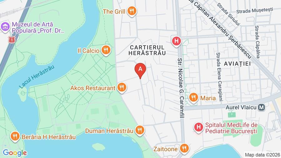 Garsonieră decomandată, mobilată în Herăstrău