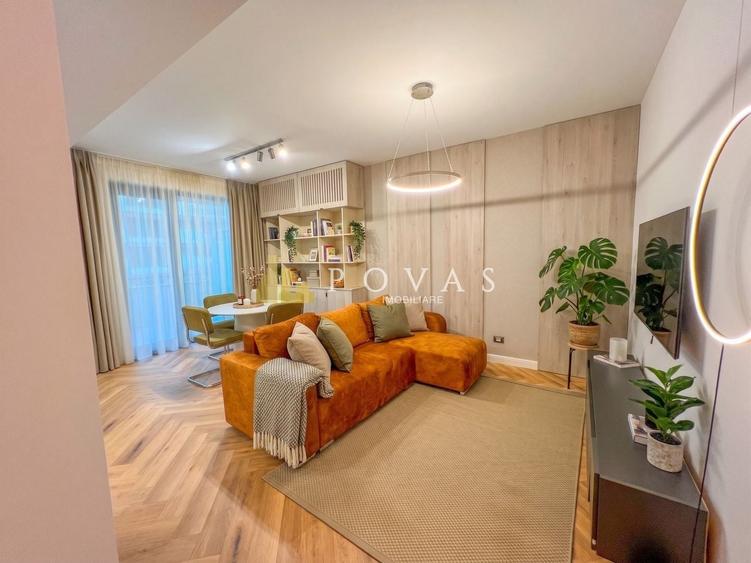 Apartament cu 2 camere semidecomandat, mobilat în Pipera