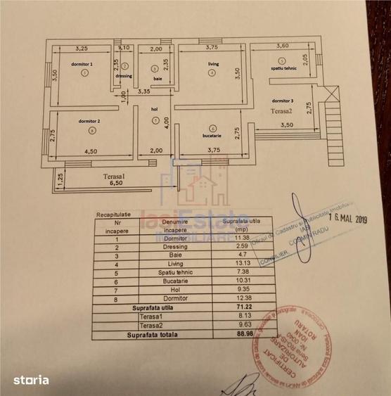 Casă cu 4 camere în Rediu