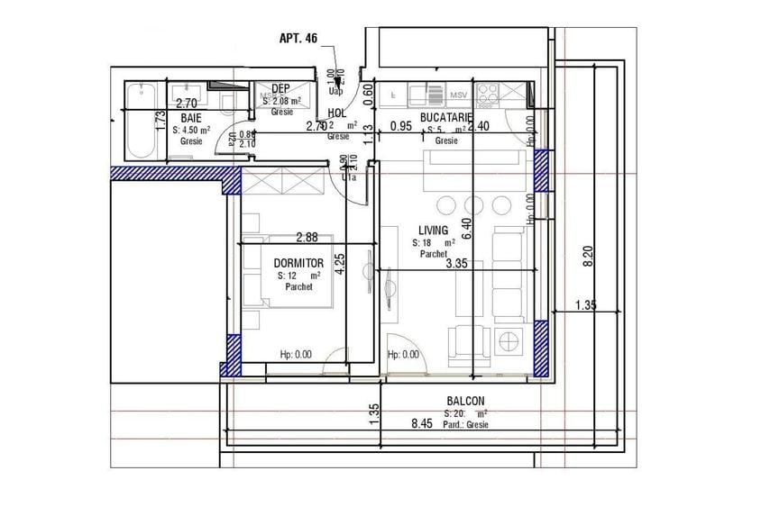 Vanzare Studio 43 mp | Balcon Generos | Predare Septembrie 2026 - 4