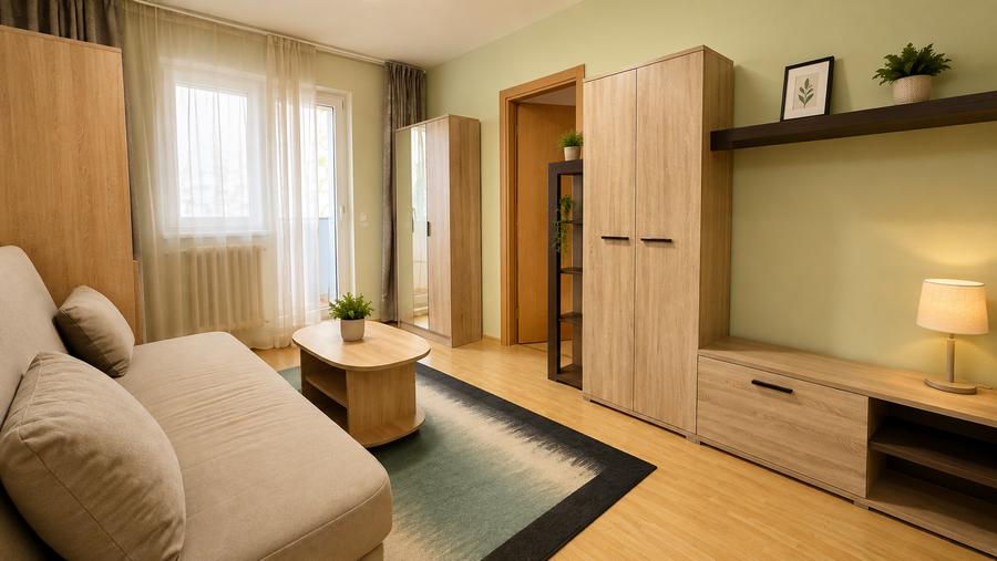 Apartament cu 2 camere semidecomandat în Girocului
