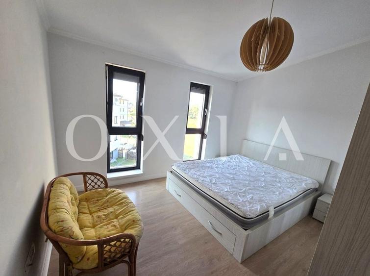 Apartament cu 2 camere semidecomandat, mobilat în Giroc