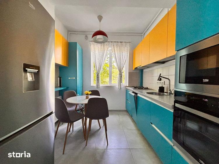 Apartament cu 3 camere, mobilat în Militari