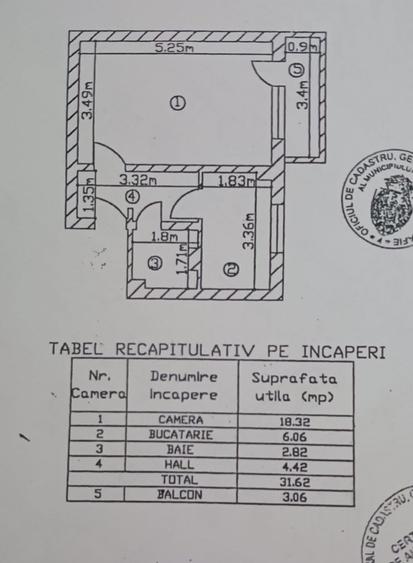 Garsonieră decomandată în Berceni
