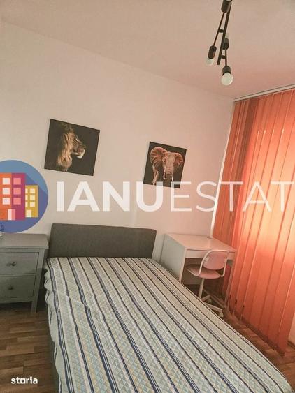 Apartament cu 3 camere semidecomandat în Tineretului