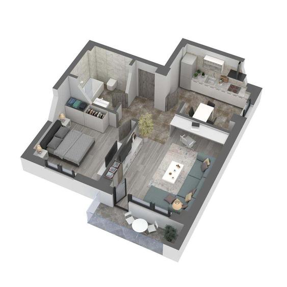 Conest Ozana Residence -apartamente de vanzare cu 1 2 3 camere - 3