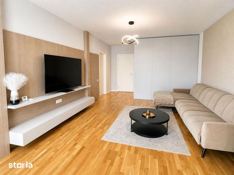 Apartament cu 2 camere, mobilat în Băneasa