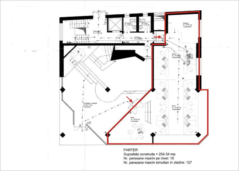 Spațiu comercial, de 1,840 mp, în P-ța Victoriei
