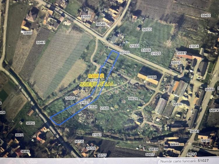 Teren de 3260 mp, în Camăr